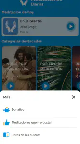 Meditaciones diarias screenshot