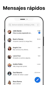 Mensajes screenshot