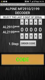 Mercedes AL2910 Radio Code 1