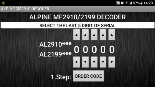 Mercedes AL2910 Radio Code 2
