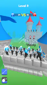 Merge Archers: Salvar la corte screenshot