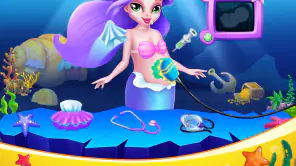 Mermaid Mommy Baby Care Game screenshot
