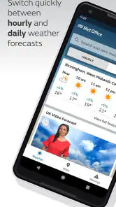 Met Office Weather Forecast screenshot