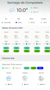 MeteoGalicia screenshot