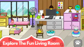 Mi pueblo gatuno - juega gatos screenshot