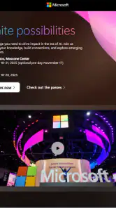 Microsoft Ignite screenshot