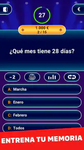 Millonario 2026: trivia quiz screenshot