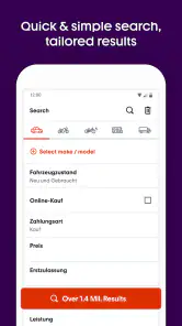 mobile.de - car market screenshot