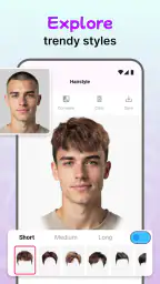 Modiface Haircut：Hair Makeover 3