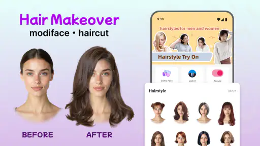 Modiface Haircut：Hair Makeover 7