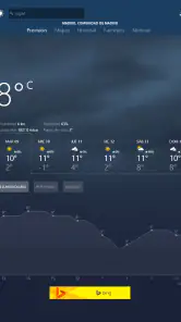 MSN El Tiempo: Previsión, mapa screenshot