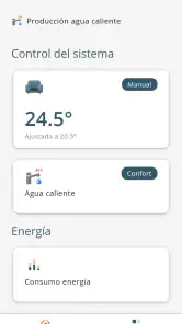 My BAXI screenshot