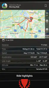 MyRide – Motorcycle Routes screenshot