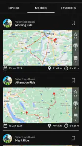 MyRide – Motorcycle Routes screenshot