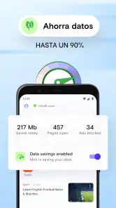 Navegador Opera Mini screenshot