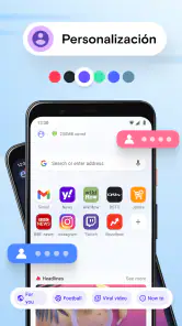 Navegador Opera Mini screenshot