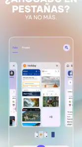 Navegador privado Opera con IA screenshot