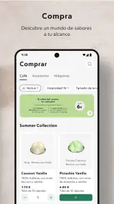 Nespresso Boutique screenshot