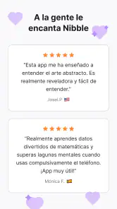 Nibble: Bocado de Conocimiento screenshot