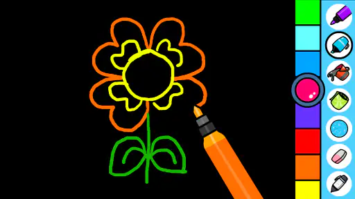 Niños colorear: dibujos juegos 5
