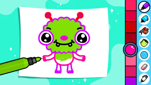 Niños colorear: dibujos juegos 7