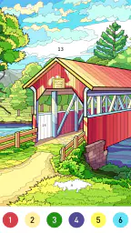 Nostalgia Color by number game 4