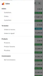 Odoo screenshot