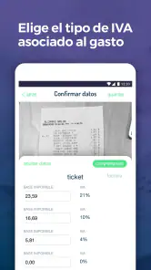 Okticket - Notas de Gastos screenshot