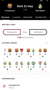 OneFootball Resultados en vivo screenshot