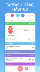 Organizador y lista de tareas screenshot