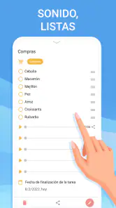 Organizador y lista de tareas screenshot