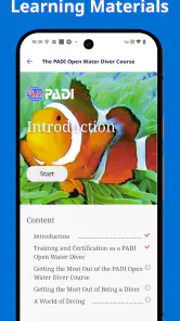 PADI screenshot