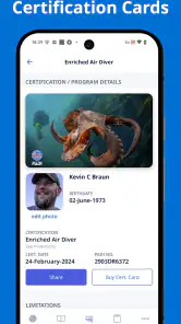 PADI screenshot