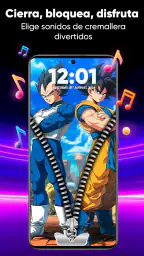 Pantalla Bloqueo Zíper & Fondo 7