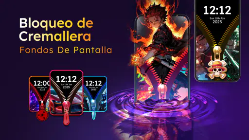 Pantalla de Bloqueo Cremallera 8