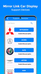 Pantalla del coche screenshot