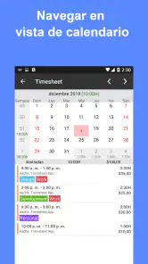 Parte de horas - Horas trabajo screenshot