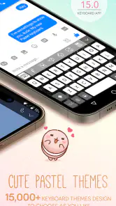 Pastel Keyboard Themes Color screenshot