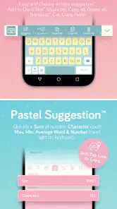 Pastel Keyboard Themes Color screenshot