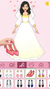 Pegatinas Muñeca Juego Vestir screenshot