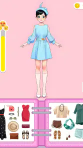 Pegatinas Muñeca Juego Vestir screenshot