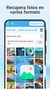 Photo Recovery Plus & Archivos screenshot