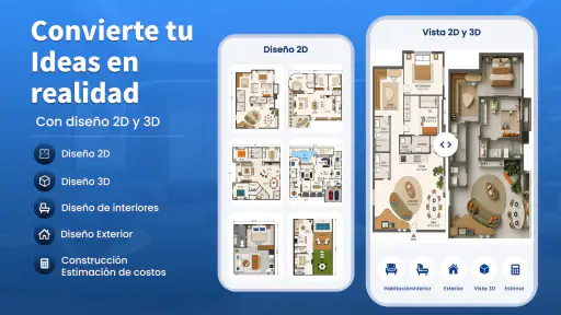 Plan de diseño de casa 3D 8