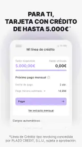 Plazo: Tarjeta y préstamos screenshot