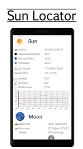 Posición de sol y luna screenshot