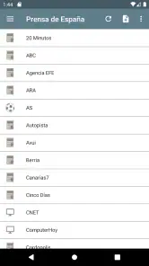 Prensa de España screenshot