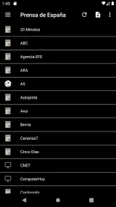 Prensa de España screenshot