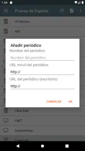 Prensa de España screenshot