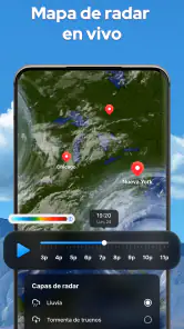 Previsión del tiempo con radar screenshot