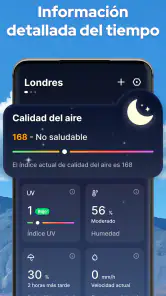 Previsión del tiempo con radar screenshot